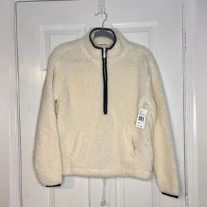 Derek Heart Juniors Quarter Zip Sherpa Sweatshirt Size M